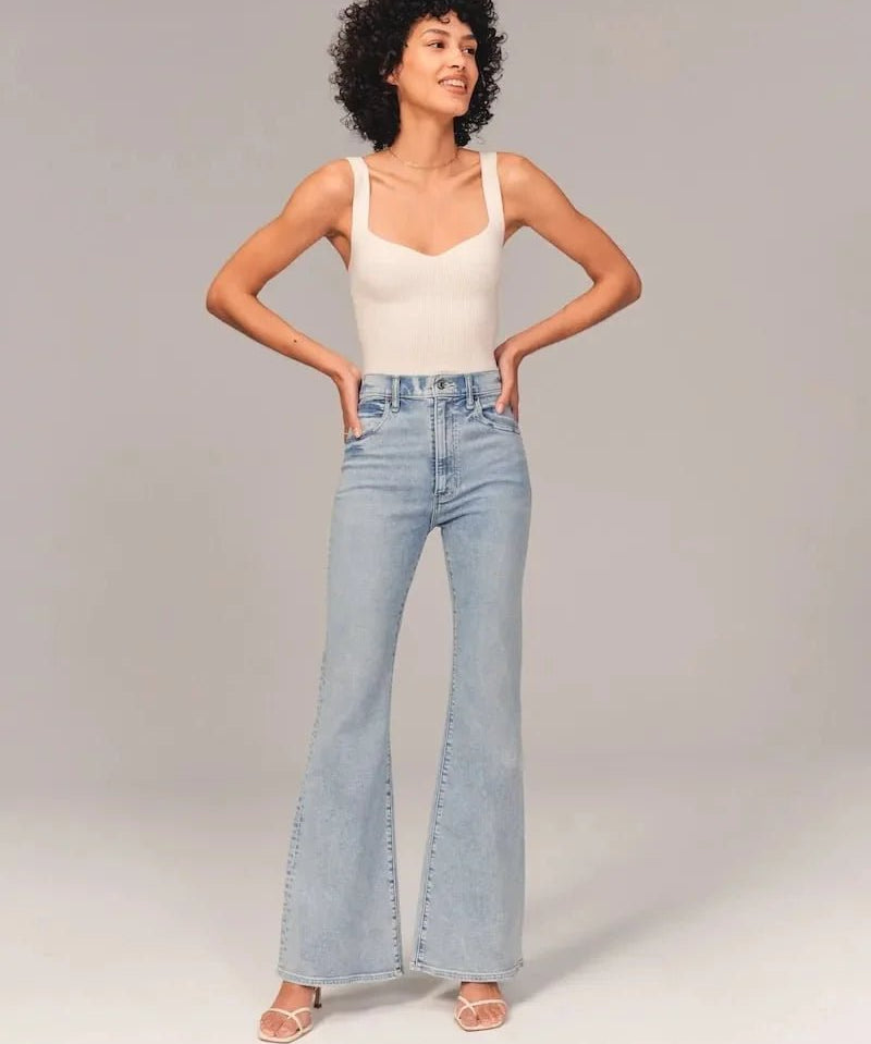 2023 New Stretched flared jeans high waist - 1+1 GRATIS - ShanovaShanova