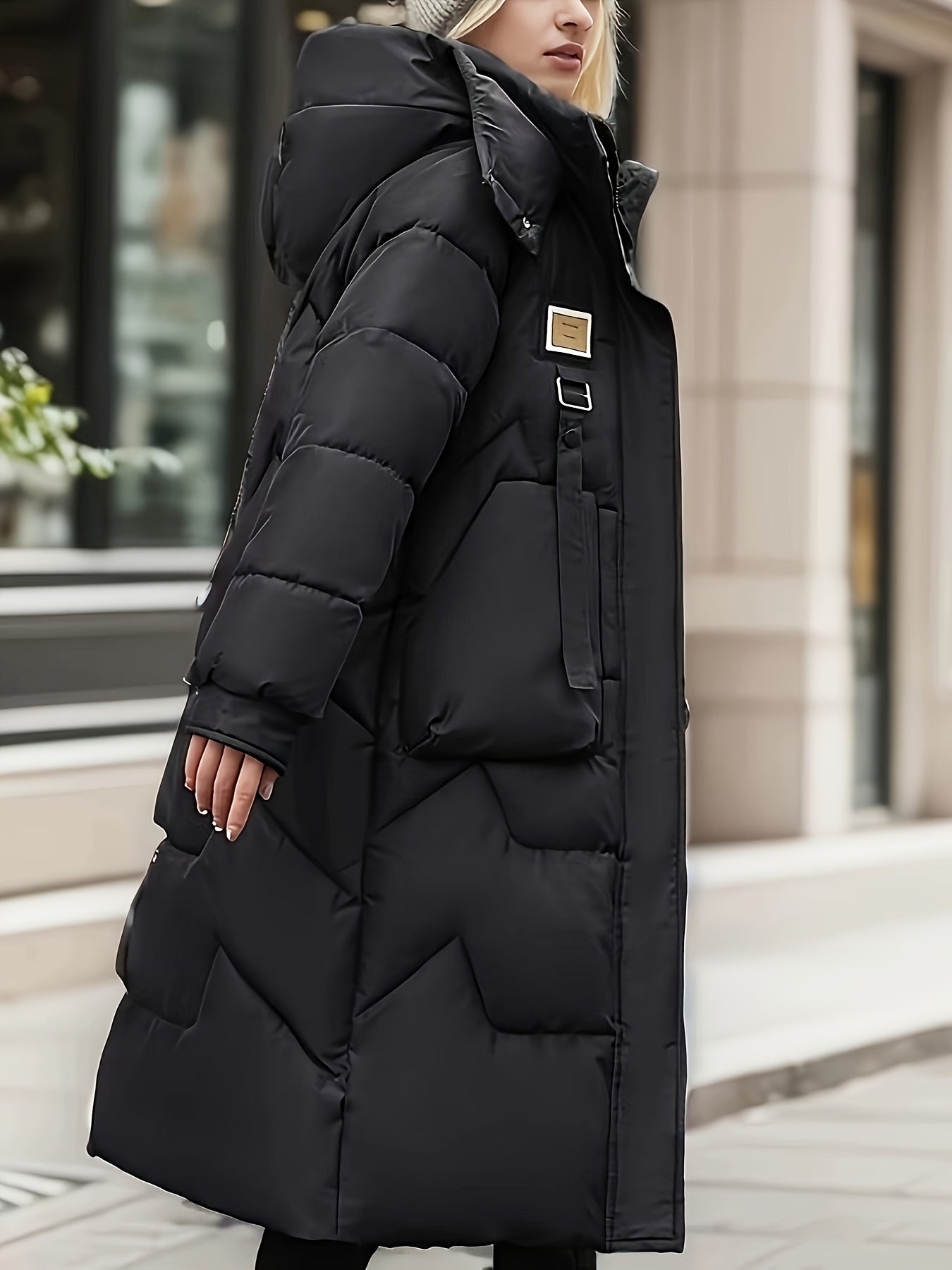 Yuna - Elegant Over-Knee Winter Jacket