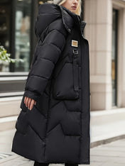 Yuna - Elegant Over-Knee Winter Jacket