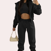 VIVA™ | Trendy Three-Piece Tracksuit for Women