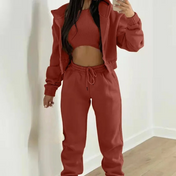 VIVA™ | Trendy Three-Piece Tracksuit for Women