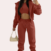 VIVA™ | Trendy Three-Piece Tracksuit for Women