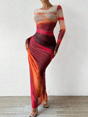 Laila™ | Radiant Sunset Maxi Dress