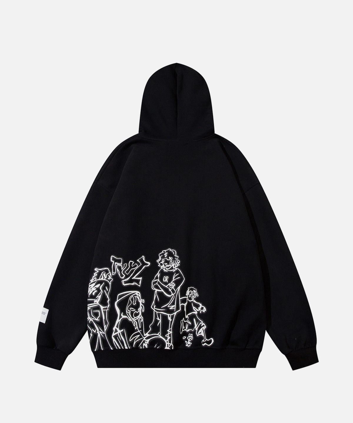 Cartoon Printed Streetwear Hoodie - ShanovaShanova