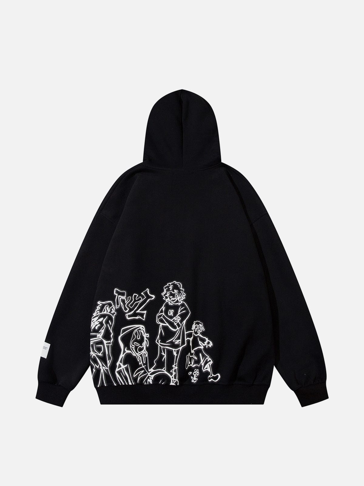 Cartoon Printed Streetwear Hoodie - ShanovaShanova