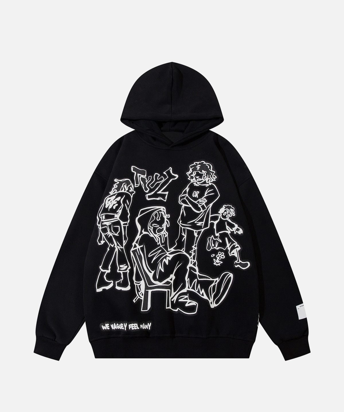 Cartoon Printed Streetwear Hoodie - ShanovaShanova