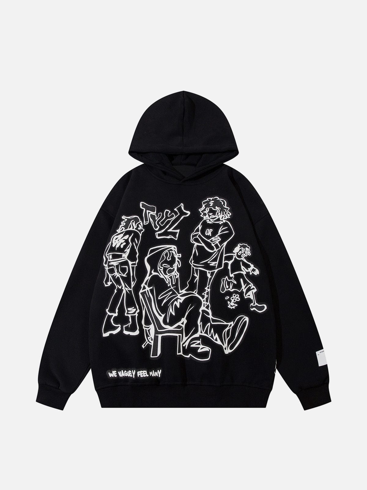 Cartoon Printed Streetwear Hoodie - ShanovaShanova