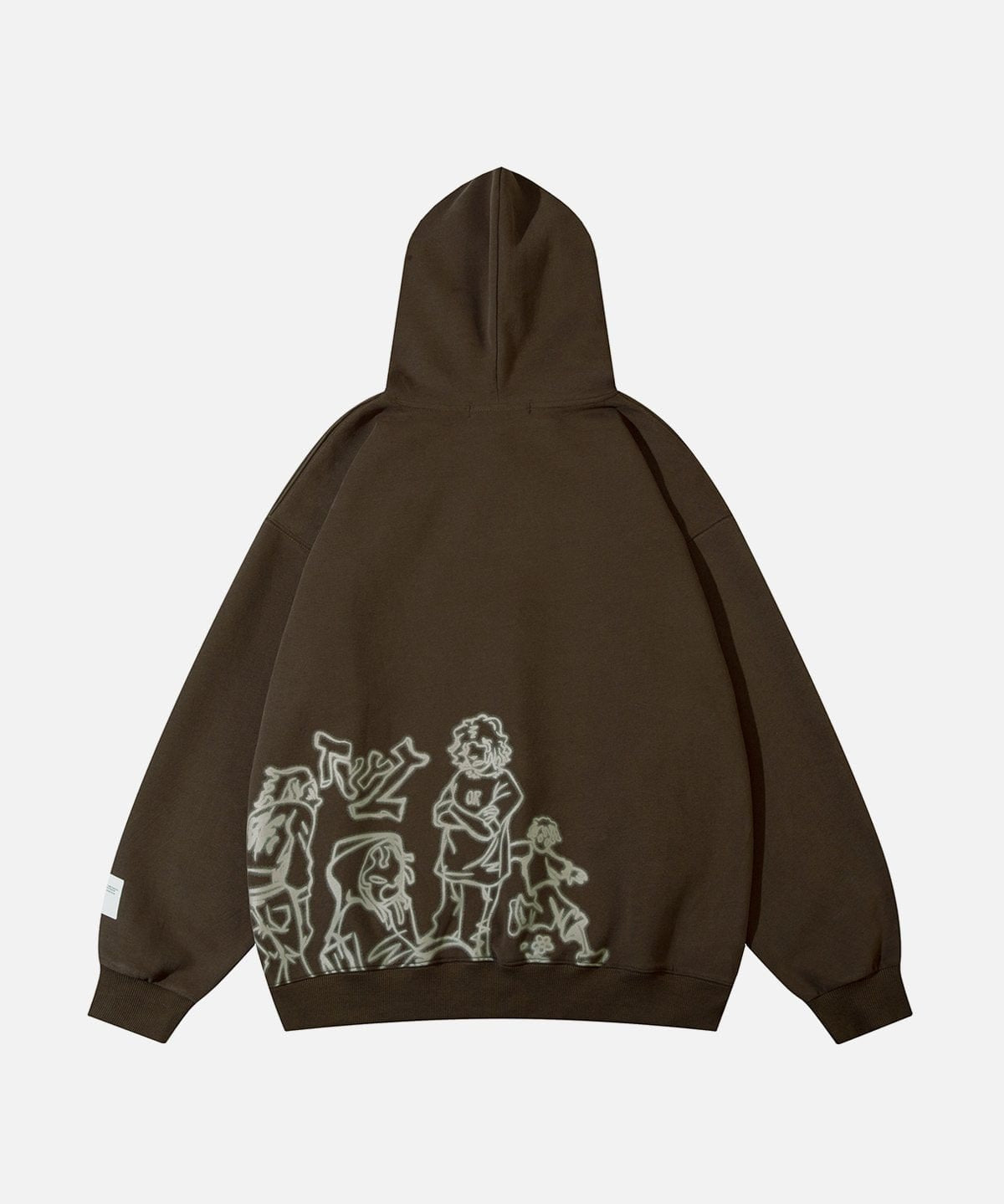 Cartoon Printed Streetwear Hoodie - ShanovaShanova