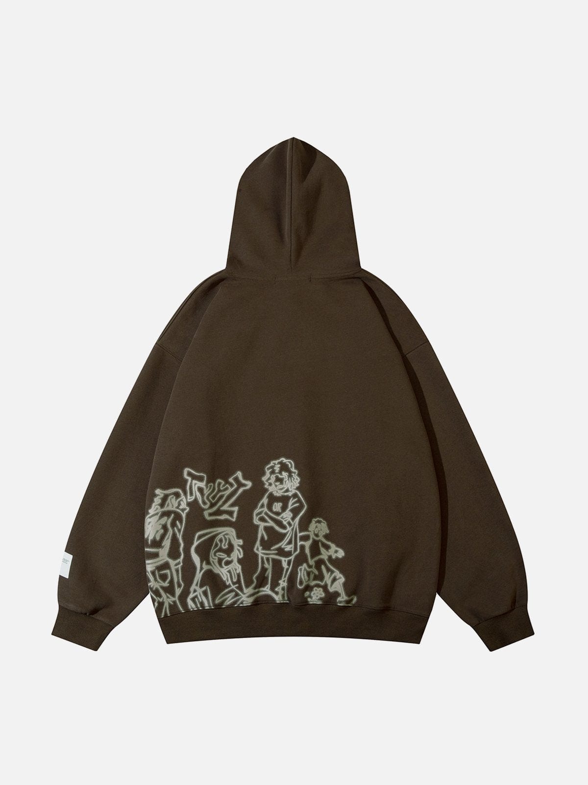 Cartoon Printed Streetwear Hoodie - ShanovaShanova