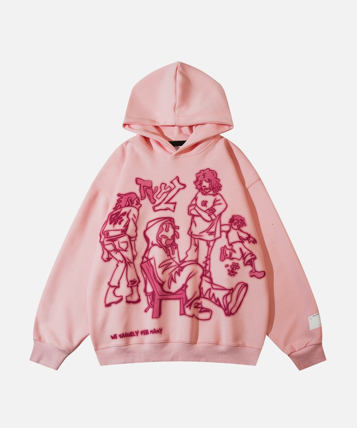 Cartoon Printed Streetwear Hoodie - ShanovaShanova