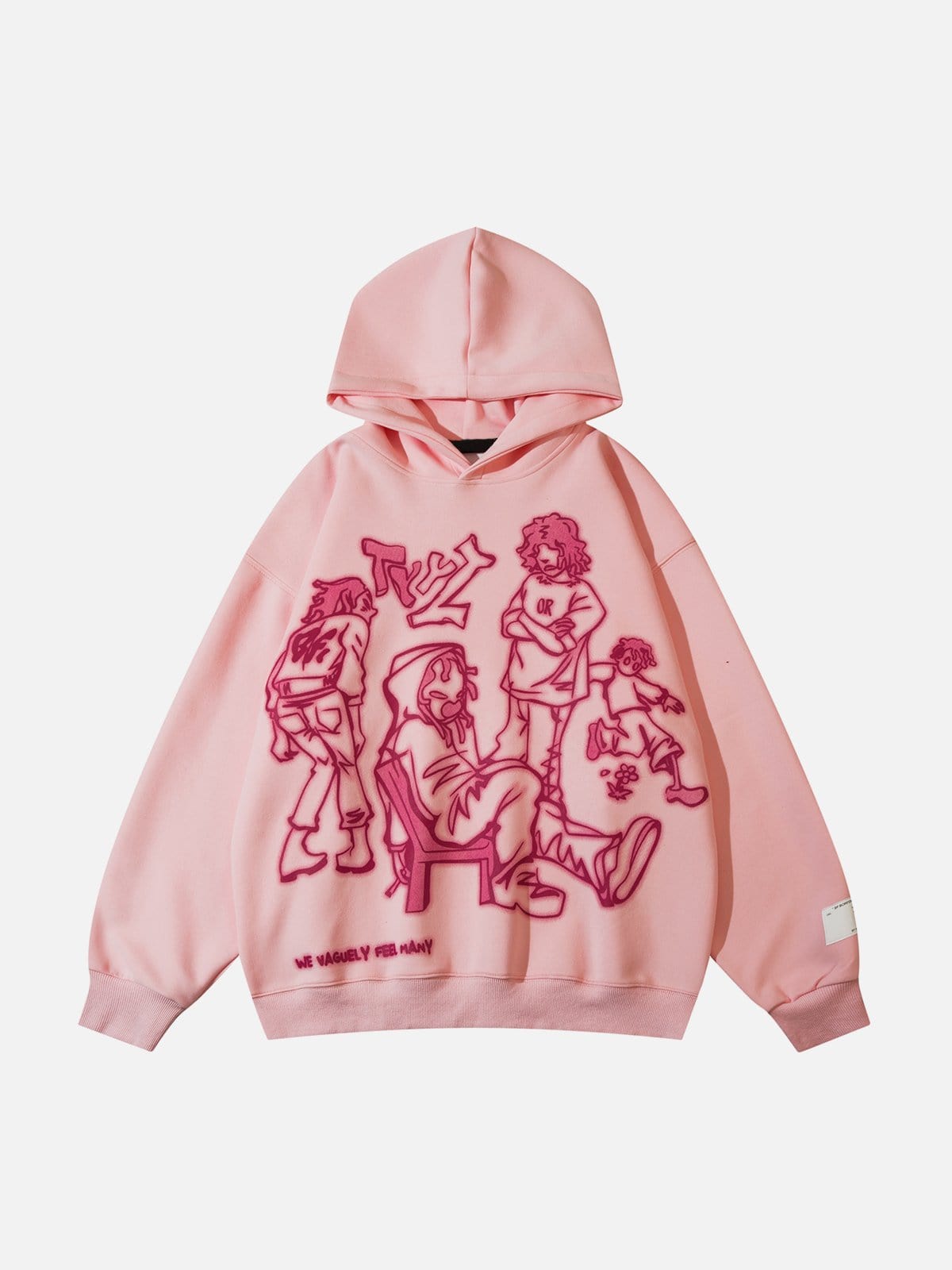 Cartoon Printed Streetwear Hoodie - ShanovaShanova