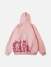 Cartoon Printed Streetwear Hoodie - ShanovaShanova