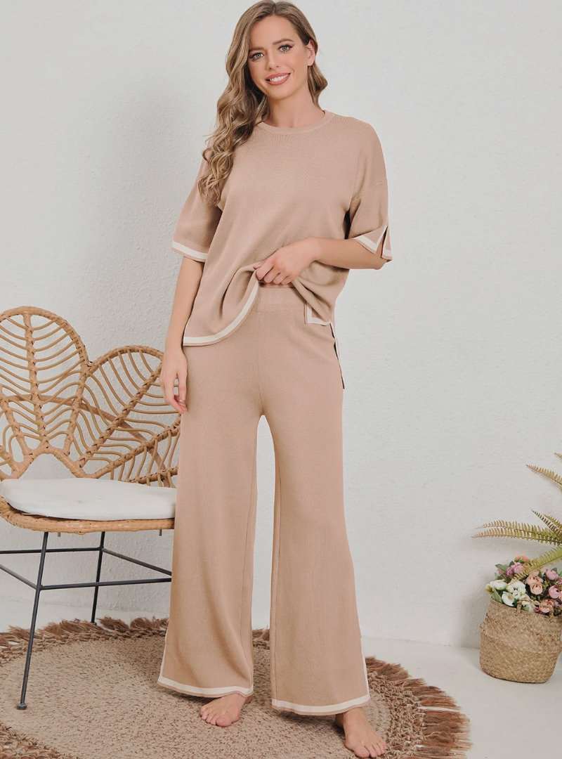 Classy Knit Lounge Set - ShanovaShanova