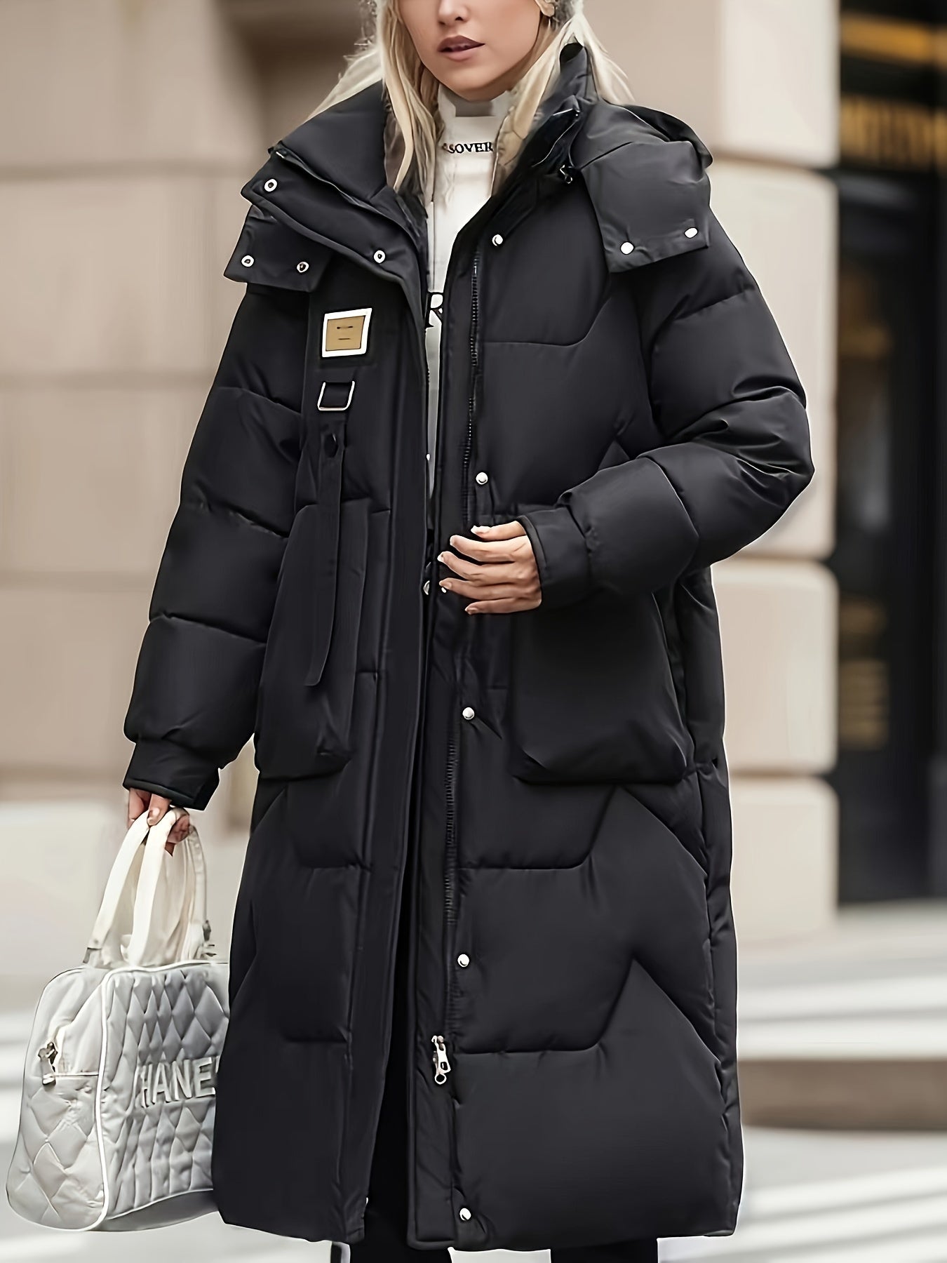 Yuna - Elegant Over-Knee Winter Jacket