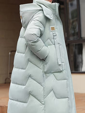 Yuna - Elegant Over-Knee Winter Jacket