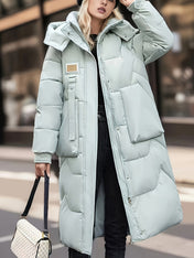 Yuna - Elegant Over-Knee Winter Jacket