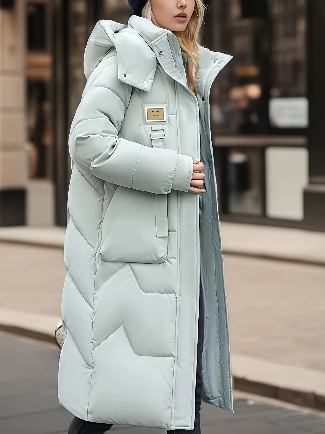 Yuna - Elegant Over-Knee Winter Jacket