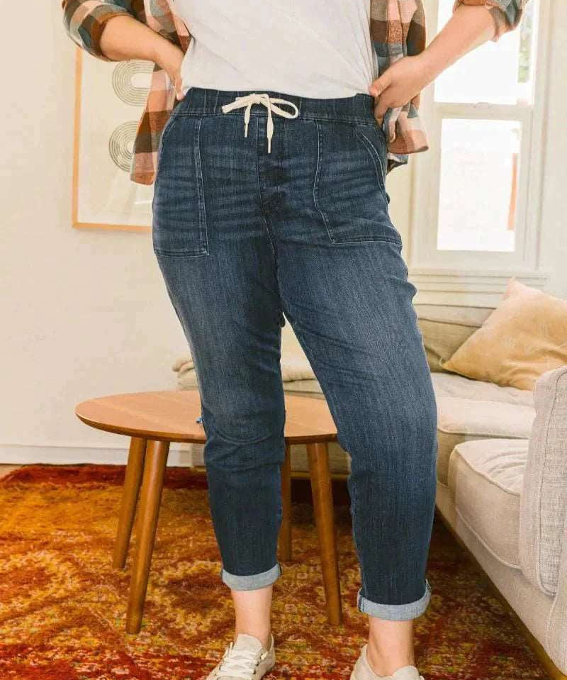 Elastische Jogger - jeans | 1+1 Gratis - ShanovaShanova