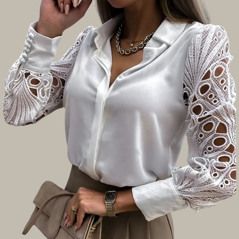 EleganzaMerletto | Kanten Blouse Voor Dames - ShanovaShanova