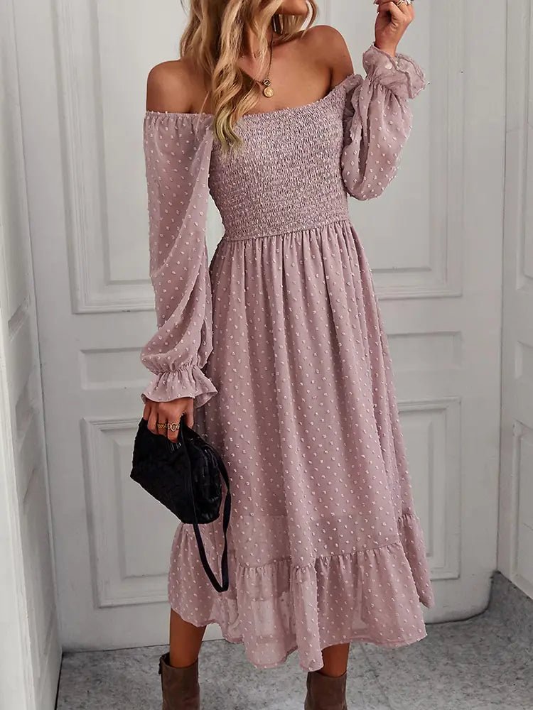 GAOVOT Ruffle Dress – Boho - Chic Elegantie voor Elke Gelegenheid - ShanovaShanova