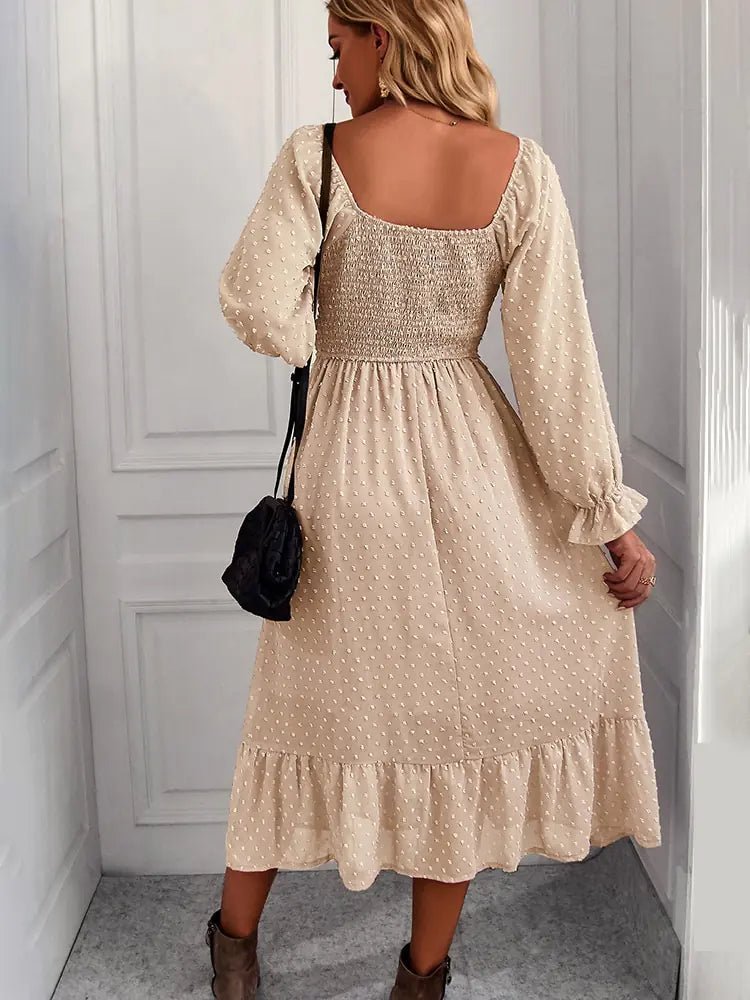 GAOVOT Ruffle Dress – Boho - Chic Elegantie voor Elke Gelegenheid - ShanovaShanova