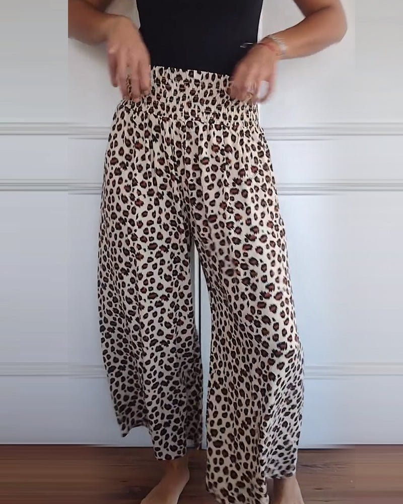 Giulia | Broek met luipaardprint - ShanovaShanova