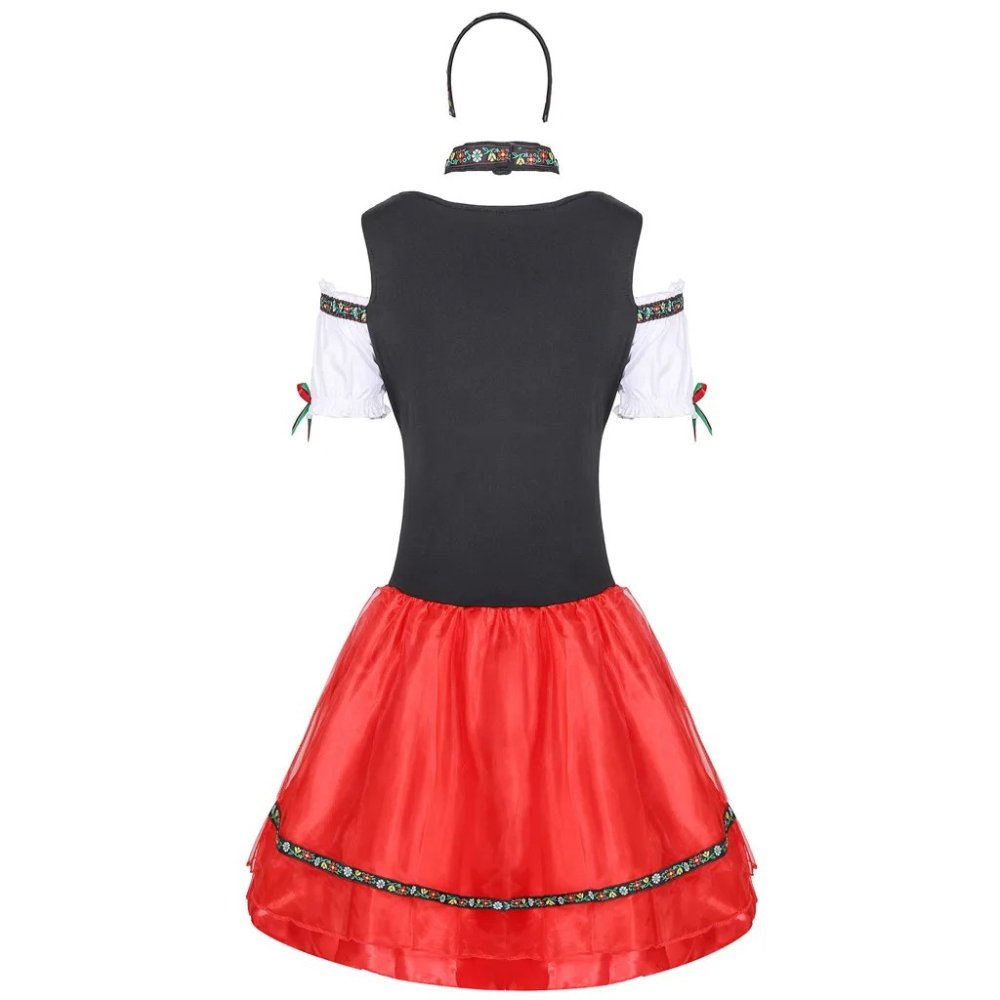 Helga - Oktoberfest Dirndl Jurk - Authentiek Design - Compleet Kostuum - ShanovaShanova