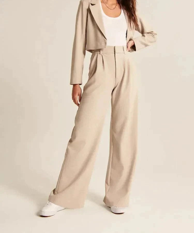 High Waist Wide leg Tailored Pants | 1+1 gratis - ShanovaShanova