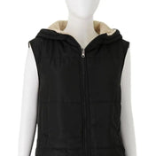 Isabella - Dames Bodywarmer - Sherpa Voering - Winter Gewatteerd - Lange Pasvorm - ShanovaShanova