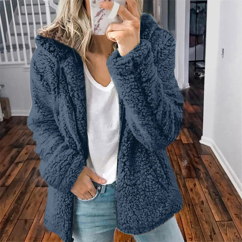 Isabelle - Oversized Teddy Vest Dames - Knuffelzacht Sherpa - Fleece - Casual Winterlook - ShanovaShanova