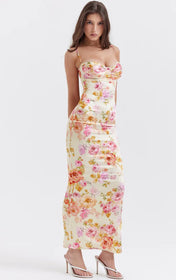 Ivory Floral™ Trendy jurk - ShanovaShanova