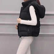 Juliette - Gewatteerde Dames Bodywarmer met Capuchon - Comfortabel en Stijlvol - ShanovaShanova