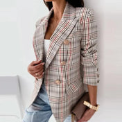 Melanie - Casual geruite blazer - ShanovaShanova