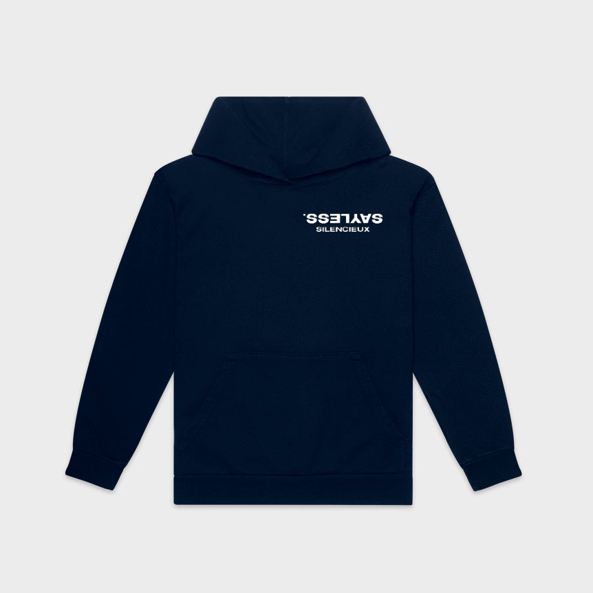 SILENCIEUX HOODIE MIDNIGHT BLUE