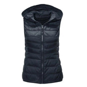 Paula - Lichtgewicht Gewatteerde Bodywarmer met Capuchon - Polyester - Dames - ShanovaShanova