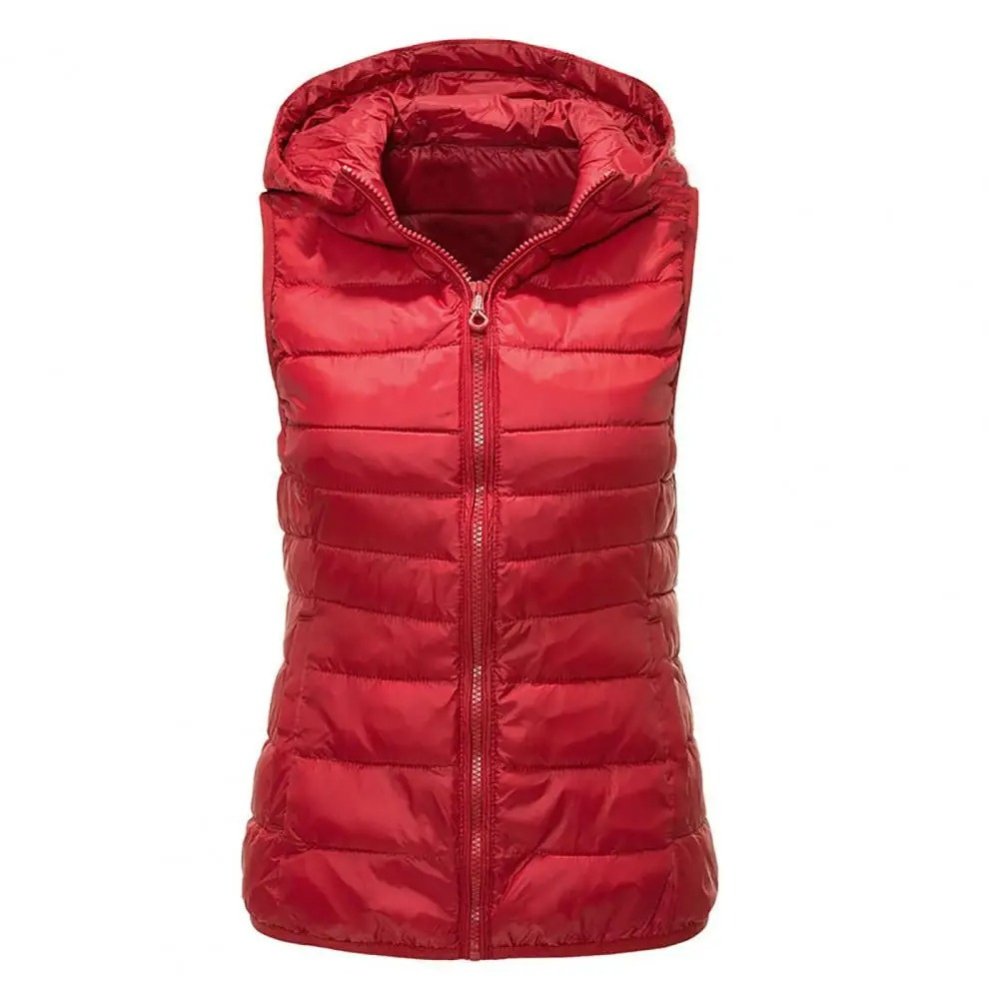 Paula - Lichtgewicht Gewatteerde Bodywarmer met Capuchon - Polyester - Dames - ShanovaShanova