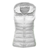 Paula - Lichtgewicht Gewatteerde Bodywarmer met Capuchon - Polyester - Dames - ShanovaShanova