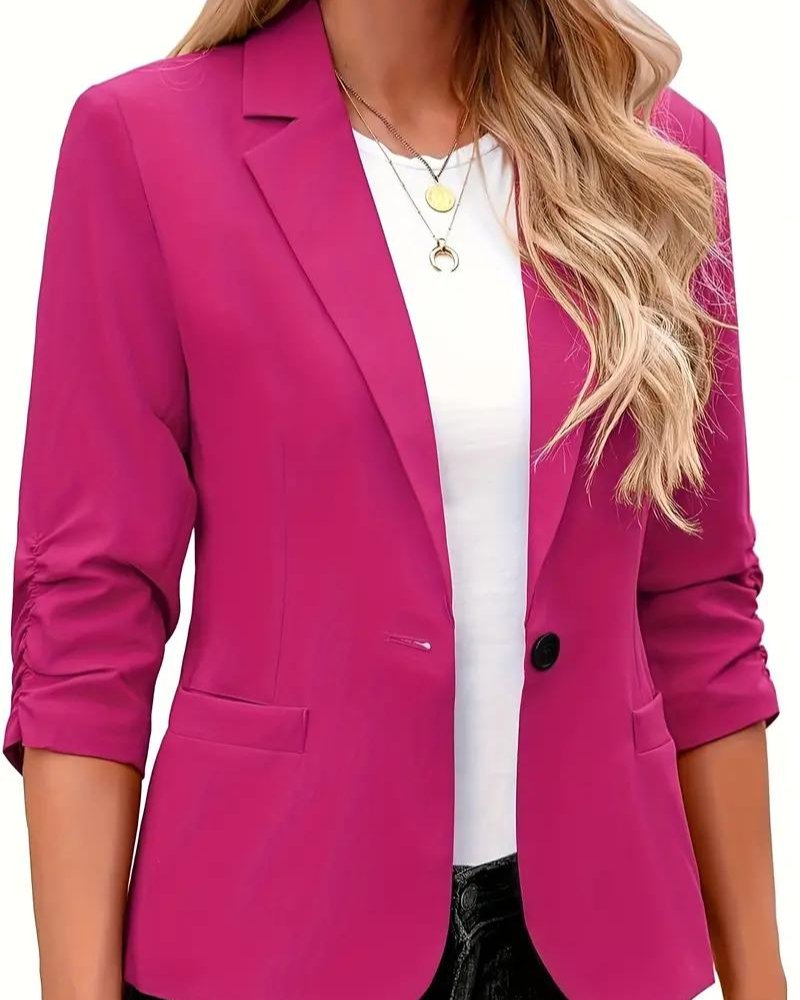 Peyton – Casual 3/4 Mouwen Reverskraag Blazer - ShanovaShanova