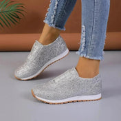 Phoebe - Dames glitter sneakers - ShanovaShanova