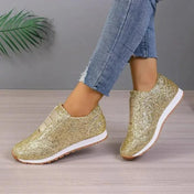 Phoebe - Dames glitter sneakers - ShanovaShanova