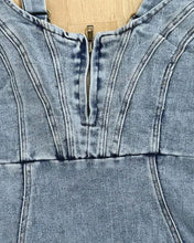 Raya – Denim jurk met verstelbare bandjes - ShanovaShanova