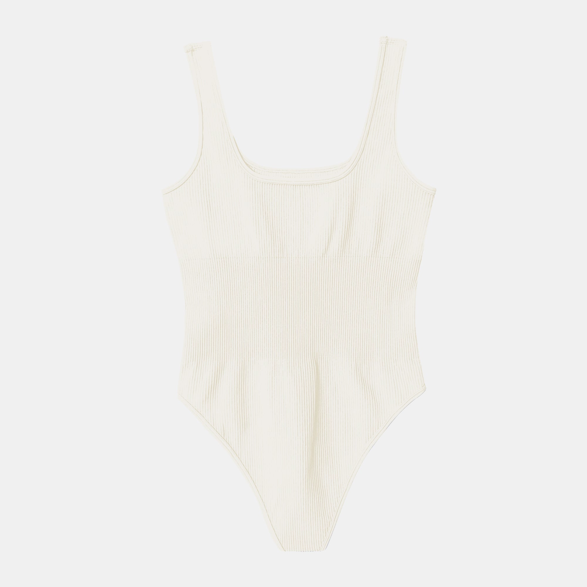 Ribbed Tank Cheeky Shapewear Bodysuit - ShanovaShanova