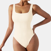 Ribbed Tank Cheeky Shapewear Bodysuit - ShanovaShanova