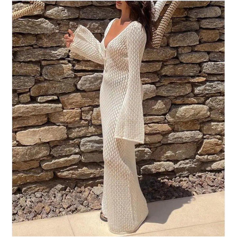 Savannah Crochet Maxi Dress | Figuurflatterend - ShanovaShanova