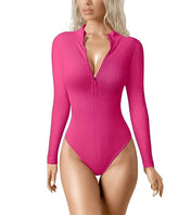 Snatched Zip - Up Bodysuit | Strak en Stijlvol - ShanovaShanova