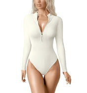 Snatched Zip - Up Bodysuit | Strak en Stijlvol - ShanovaShanova