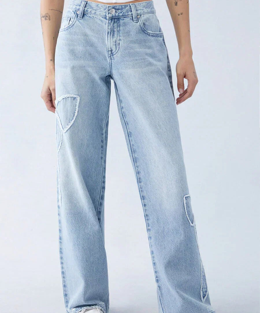 Stormi™ - Baggy Jeans Met Strik - ShanovaShanova