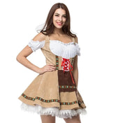 Tatjana - Oktoberfest Dirndl Jurk - Kanten Rok - Korsetlint - ShanovaShanova