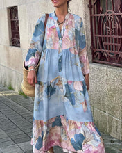 Veerle | Loose Fit Maxi Dress met Bloemenpatroon - ShanovaShanova