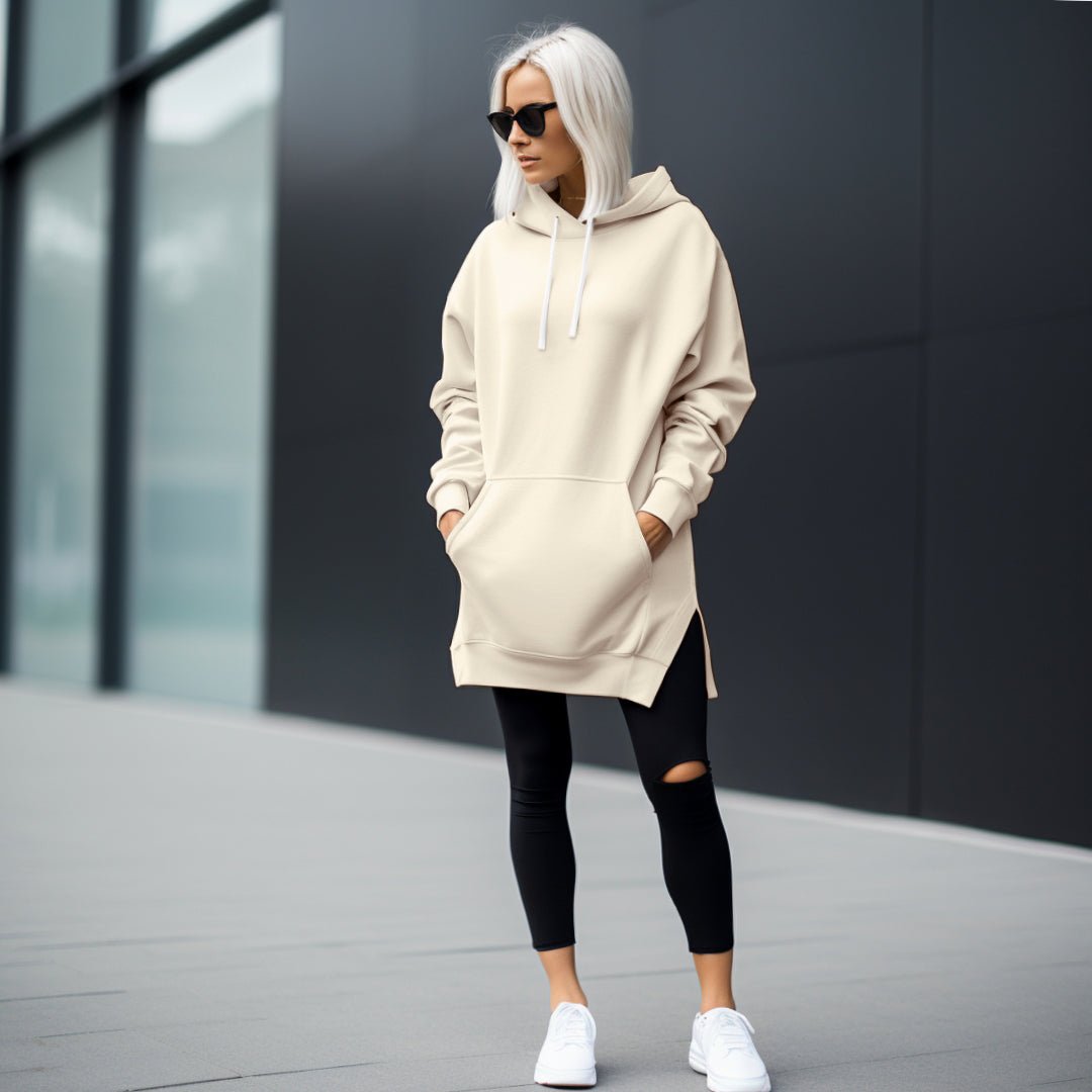 Warmy - Oversized Hoodie Jurk - ShanovaShanova